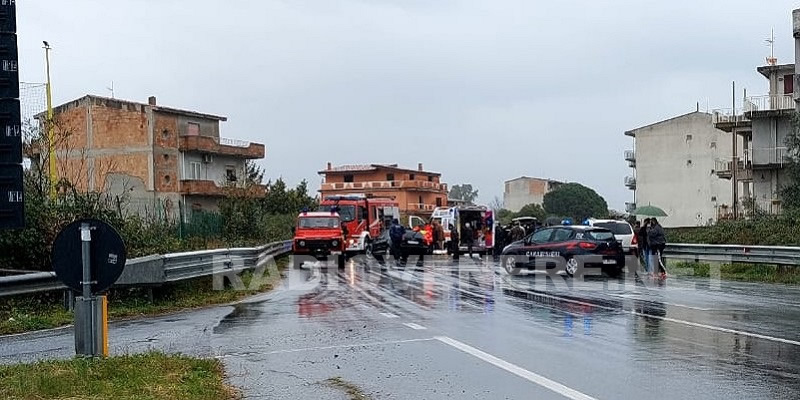 Bovalino: Incidente sulla ss106 in prossimità del bivio per Platì